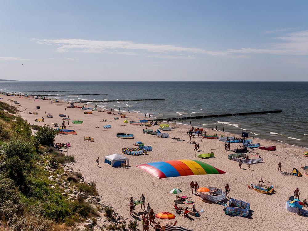 Ferienwohnung Pokoje Vip Trzęsacz Exterior foto